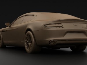 aston martin rapide 2010 Modèle 3D
