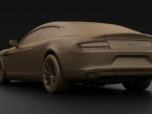 aston martin rapida 2010 Modello 3D