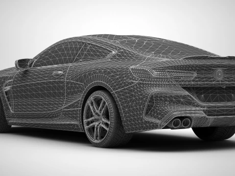 BMW-M8 2020 3D Model