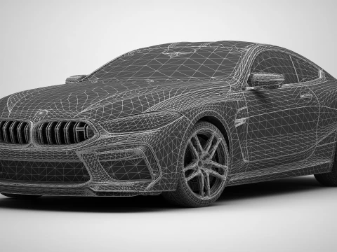 BMW-M8 2020 3D Model