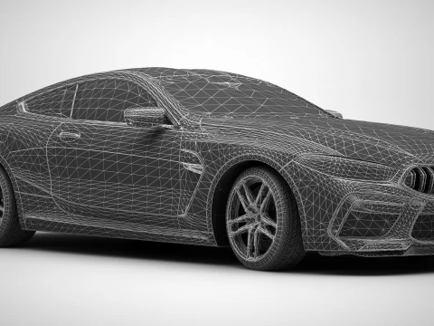 BMW-M8 2020 3D Model