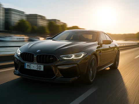 BMW-M8 2020 3D Model