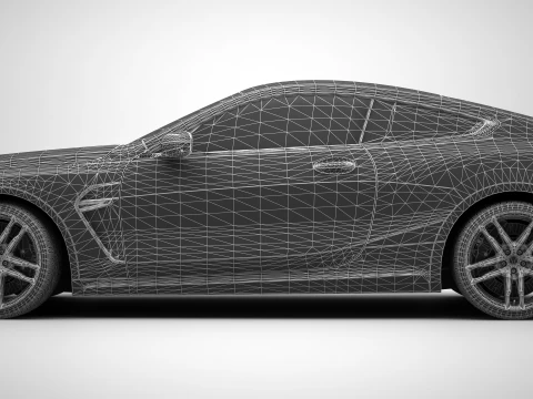 BMW-M8 2020 3D Model