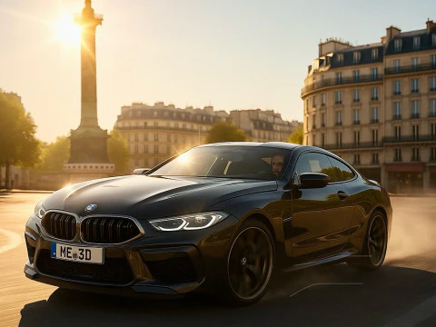 BMW-M8 2020 3D Model