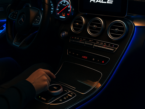 Mercedes c63 amg black edition 2012 Model 3D