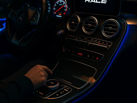 Mercedes c63 amg edi&ccedil;&atilde;o preta 2012 Modelo 3D