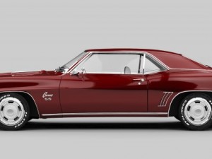 camaro ss 1969 3D Model