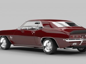camaro ss 1969 3D Model