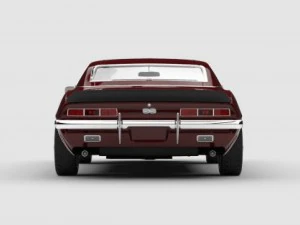 camaro ss 1969 3D Model