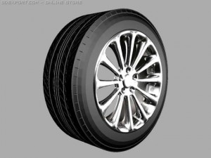 tire Modèle 3D