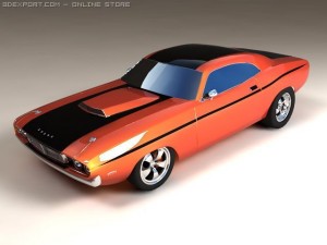 dodge challenger 3D Model
