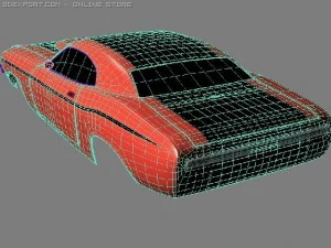 닷지 챌린저 3D 모델
