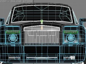 rolls royce phantom dark 3D 模型