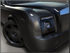 rolls royce phantom dark 3D 模型