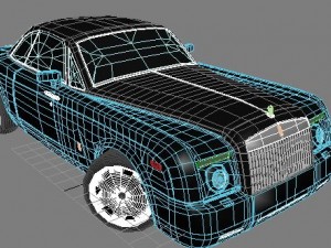 rolls royce phantom dark 3D 模型