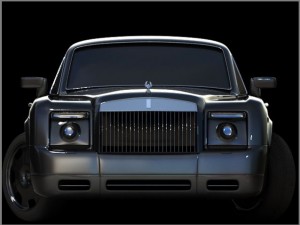rolls royce phantom dark 3D 模型