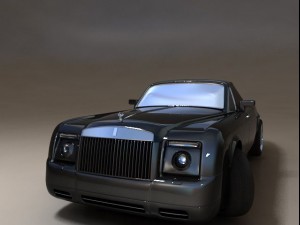 rolls royce phantom dark 3D 模型