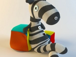 toy zebra 3D-Modell