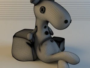 toy zebra 3D Model
