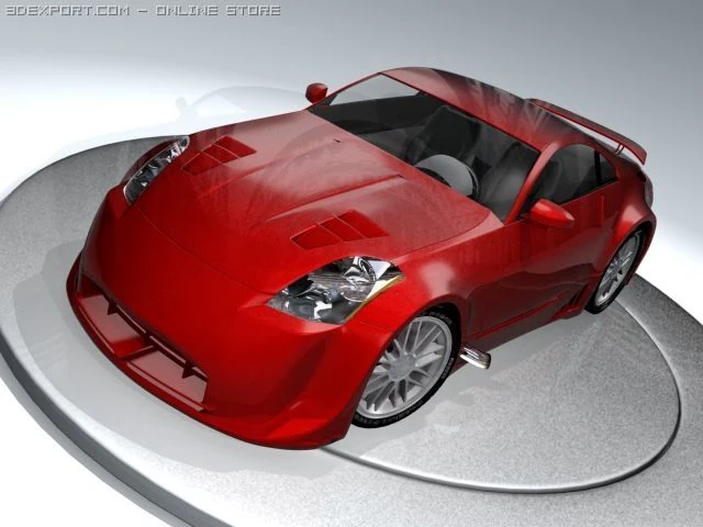 nissan 350z Modèle 3D .c4d .max .obj .3ds .fbx .stl .blend 
