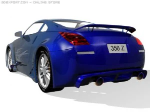 nissan 350z Modèle 3D