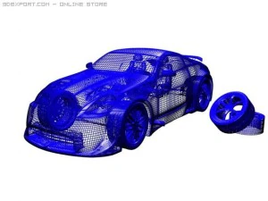 nissan 350z Modèle 3D