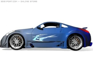 nissan 350z Modèle 3D