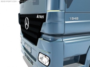 mercedes actros detailed Modelo 3D