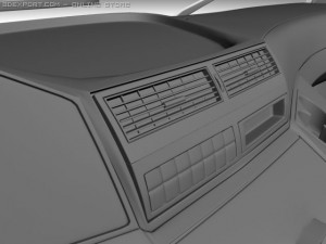 mercedes actros detailed Model 3D