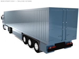 mercedes actros detailed Model 3D