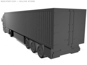 mercedes actros detailed Model 3D