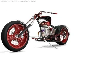 custom chopper 3D Model