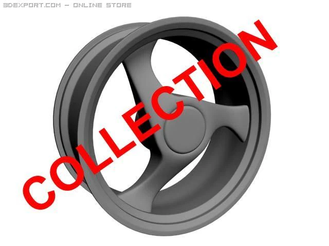 rim collection 3D Model .c4d .max .obj .3ds .fbx .stl .blend