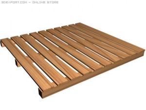 industrial lifter pallet 2 boxes 3D Model