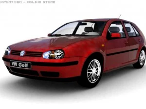 vw golf iv 3D Model