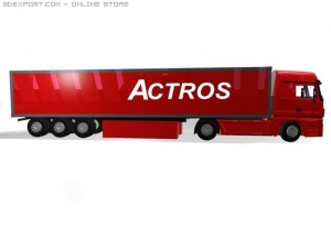 mercedes actros 3D Model