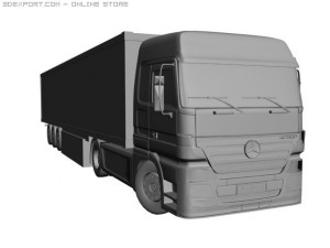 mercedes actros 3D Model