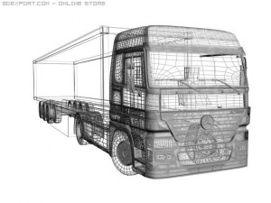 mercedes actros 3D Model