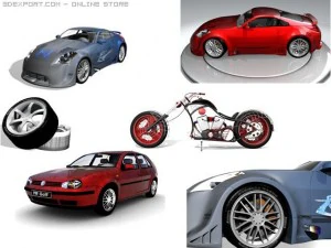 araç koleksiyonu 3D Model