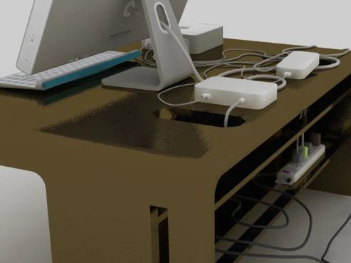 mac mini and cinema hd 3D Model .c4d .max .obj .3ds .fbx .stl .blend 
