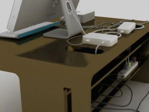 mac mini y cine hd Modelo 3D