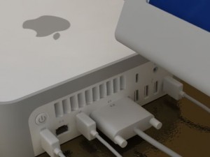 mac mini and cinema hd Modello 3D