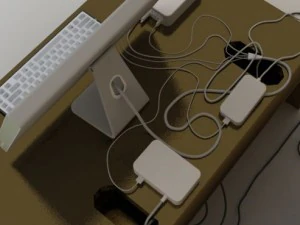 mac mini and cinema hd 3D Model
