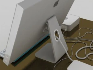 mac mini and cinema hd 3D Model
