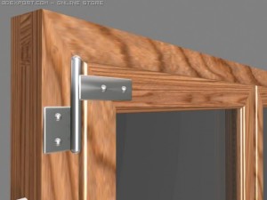 wooden window 3D Model