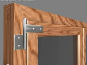 wooden window 3D Model