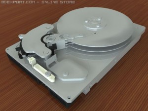 hard drive Modèle 3D