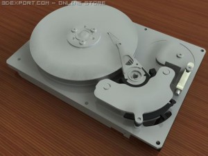 hard drive 3Dモデル