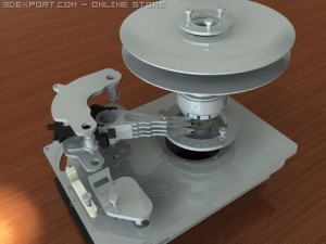 hard drive 3Dモデル