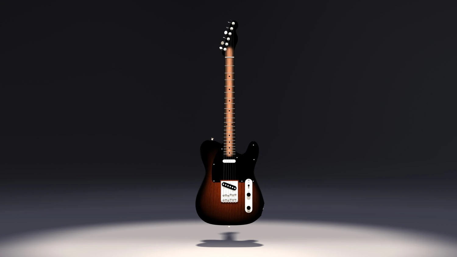 fender telecaster 3D Model .c4d .max .obj .3ds .fbx .stl .blend 